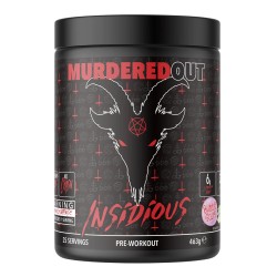 MURDERED OUT INSIDIOUS PRE WORKOUT BUBBLESCUM UNFLAVOURED - 463 g