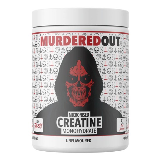 MURDERED OUT CREATINE MONOHYDRATE UNFLAVOURED 400g